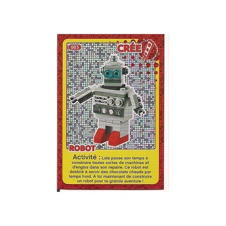 LEGO Create the World Trading Card (French) n°1