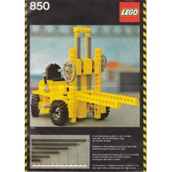 LEGO 850 Technic For Lift (1977/1978) instructions