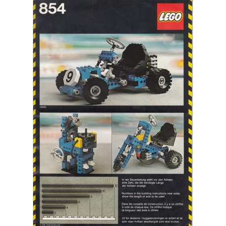 LEGO 854 Technic Go-Kart (1978) instructions
