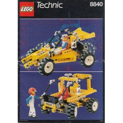 LEGO 8840 Technic Rally Shock n' Roll Racer (1990) instructions