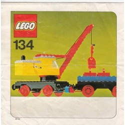 LEGO 134 Mobile Crane and Waggon (1975) instructions