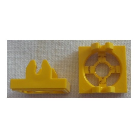 LEGO 2609b Magnet Holder Tile 2 x 2 - Tall Arms with Deep Notch