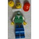 LEGO pck001 Jacket Green with 2 Large Pockets - Blue Legs, Red Cap (1993)