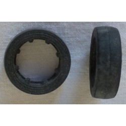 LEGO 132c Tyre Smooth Old Style - Small with Teeth