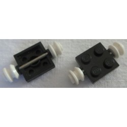 LEGO 122c02 Plate 2 x 2 with Wheels in White