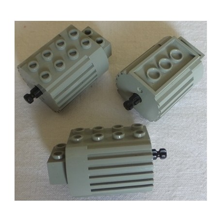 LEGO 6216a Electric Motor 4.5V Type 1 for 2-Prong Connectors without Middle Pin