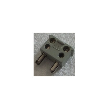 LEGO bb0081c01 Electric Connector, 2 Way Male Squared Narrow Long, No Center Stud - Complete Assembly