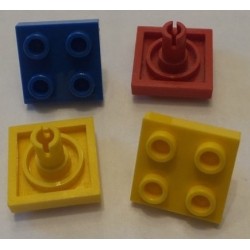 LEGO 2476a Plate 2 x 2 with Pin Type 1