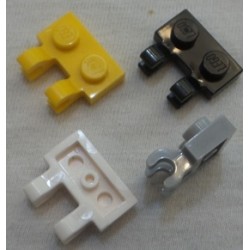 LEGO  60470b Plate Special 1 x 2 with Clips Horizontal [Open O Clips]