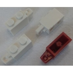 LEGO 30541 Hinge Brick 1 x 2 Locking with Single Finger on End Horizontal