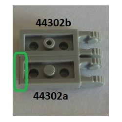 LEGO 44302b Hinge Plate 1 x 2 Locking with 2 Fingers On End, without Groove