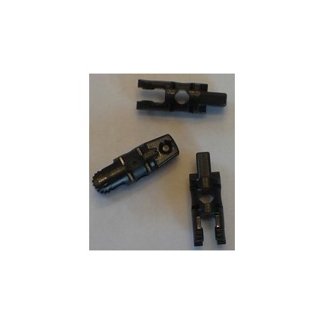 LEGO 30554b Hinge Cylinder 1 x 3 Locking with 1 Finger and 2 Fingers On Ends, with Hole