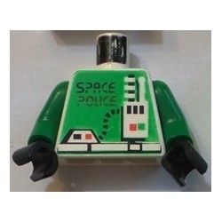 LEGO 973p69 Minifig Torso with Space Police II and Radio Pattern